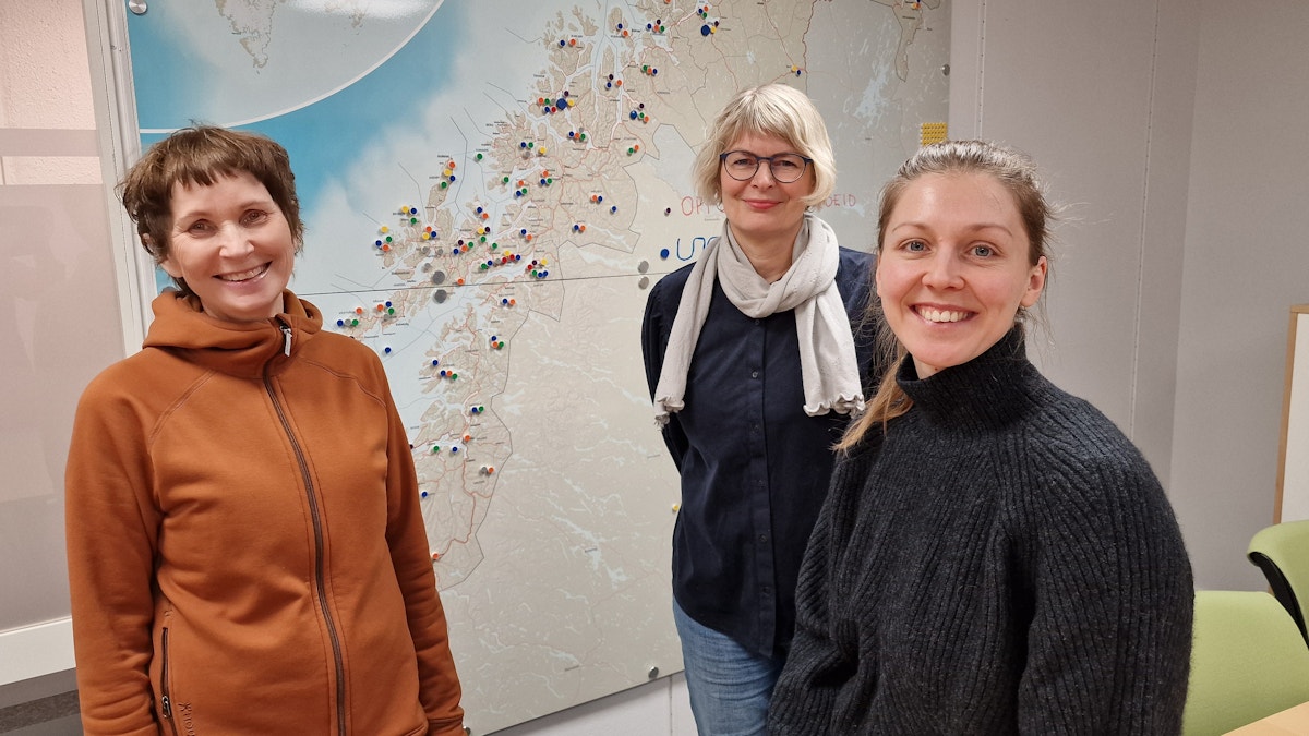 Rådgivere med ansvar for Ungdata: Fra venstre Bente Evensen, Trude Aalmen og Camilla Näslund