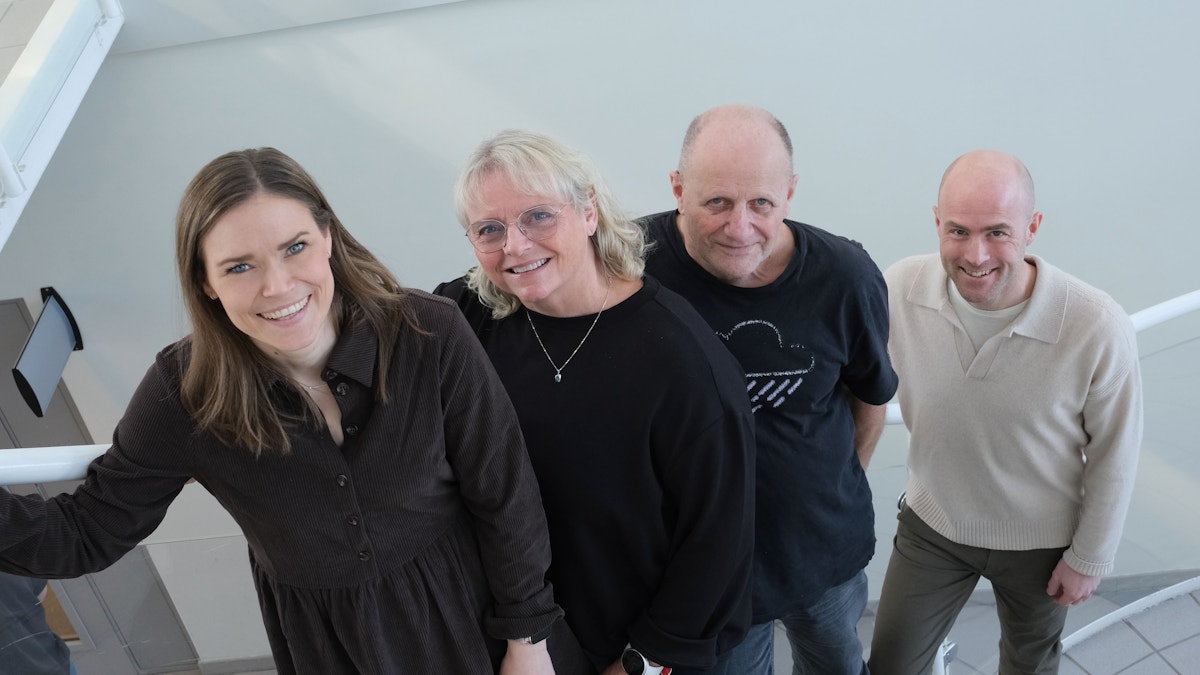 Bilde av de fagansvarlige for programmet: Mari Finstad Evenby (t.v.), Mette Erika Harviken, Helge Bjørnsen og Runar Eikenes i KORUS øst.