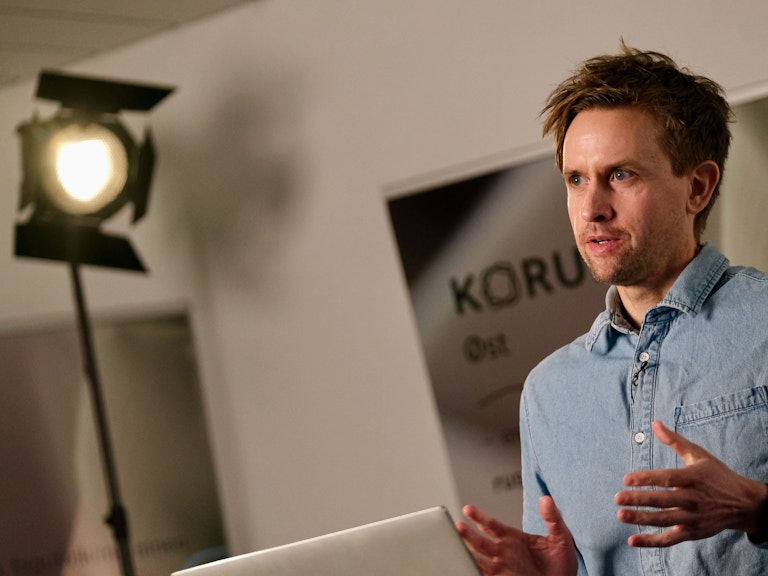 Bilde av Stian Overå ved KORUS øst