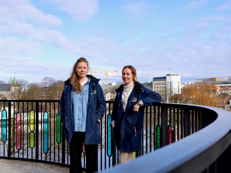 Lene Hamre og Susanne Birkeland fra Uteseksjonen i Stavanger