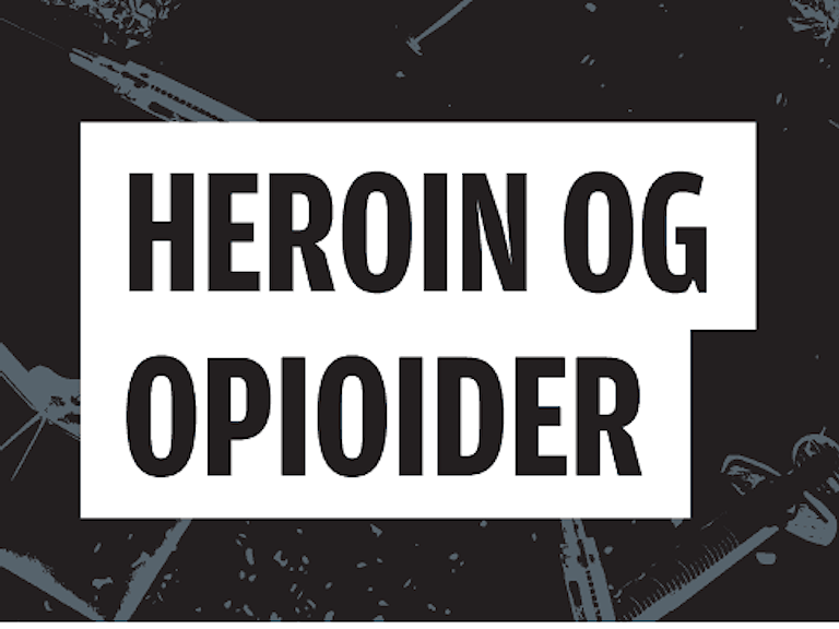 Forside brosjyre om heroin og opioider