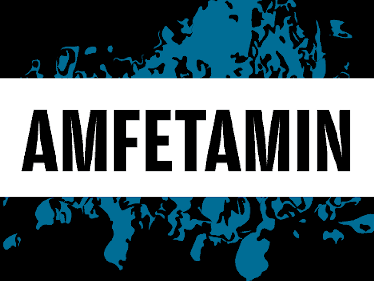 Forsidebilde av brosjyre om amfetamin og metamfetamin