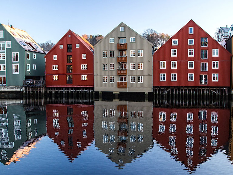 Utsikt over Nidelva i Trondheim